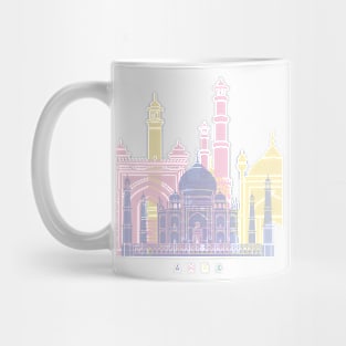 AGRA SKYLINE POSTER PASTEL Mug